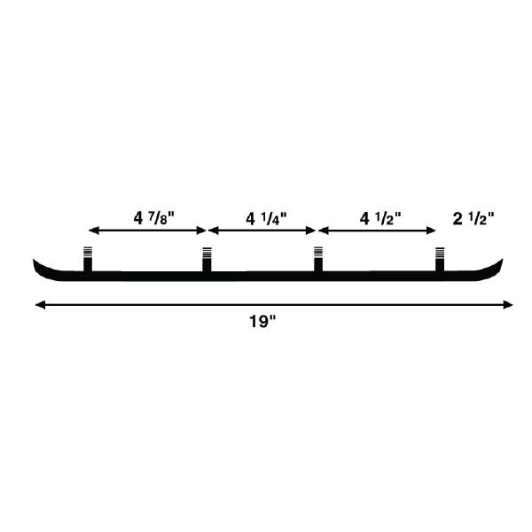 SPX PRO-SERIES CARBIDE 6" SKI-DOO PRO/TSD4-6180