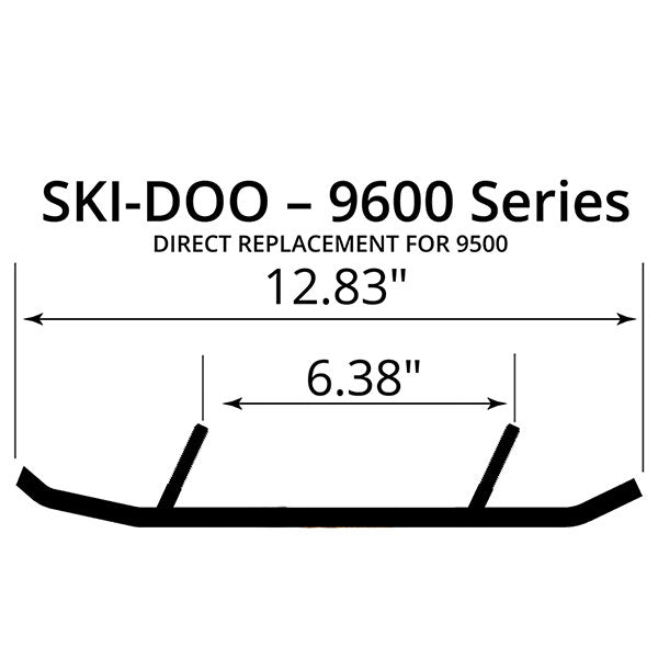 SPX TWIN TRACK CARBIDE 6" SKI-DOO PRO/DS6-9600