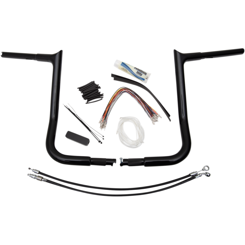 FAT BAGGERS INC HANDLEBAR 14" BL PT FLH 909114-B