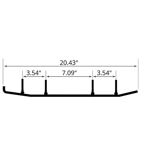 SPX TWIN TRACK CARBIDE 8" YAMAHA PRO/DY8-6580