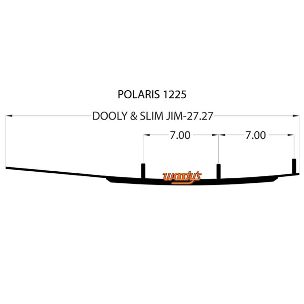 SPX TWIN TRACK CARBIDE 4" POLARIS PRO/DP4-1225