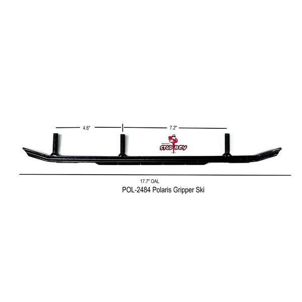 STUD BOY SHAPER BAR 9" POL-S2484-90