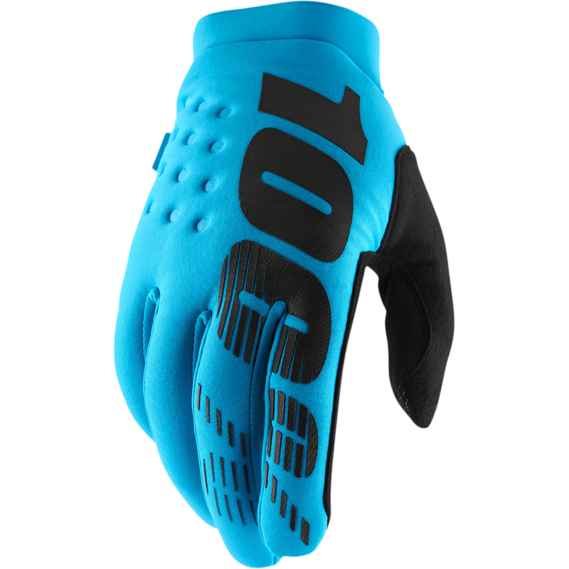100% BRISKER GLOVES TURQUOISE - 2XL 10003-00039