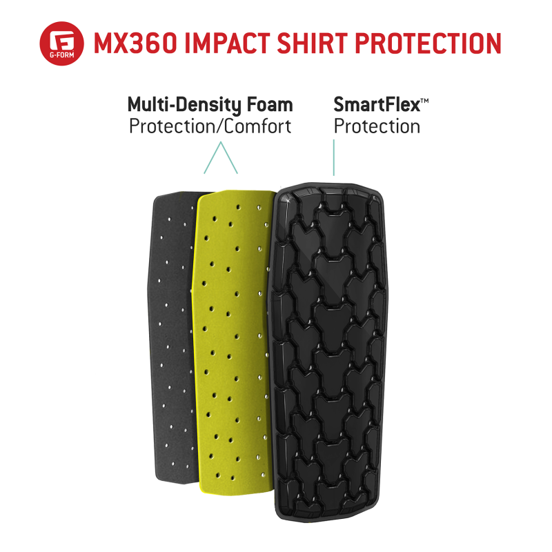 G-FORM MX360 IMPACT SHIRT BLK M BP3602014