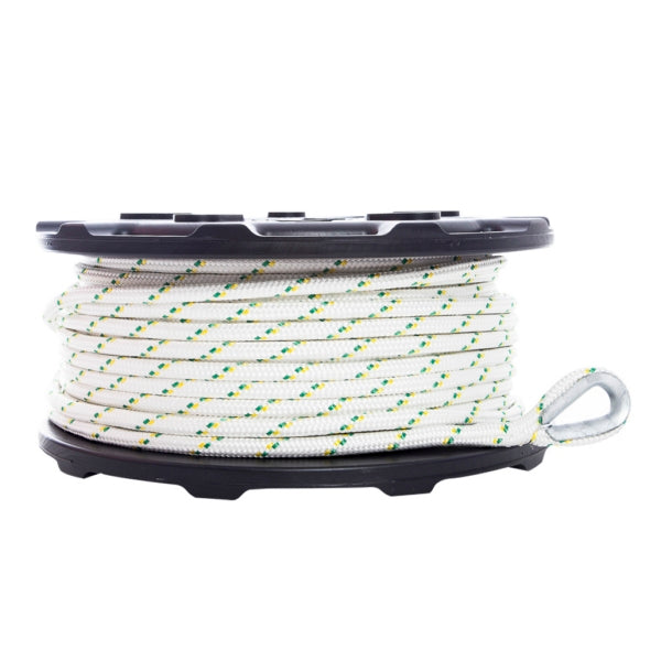 PORTABLE WINCH ROPE DBP 12MMX100M W/2 SPLICE & THIMBLE PCA-1213M2ESC