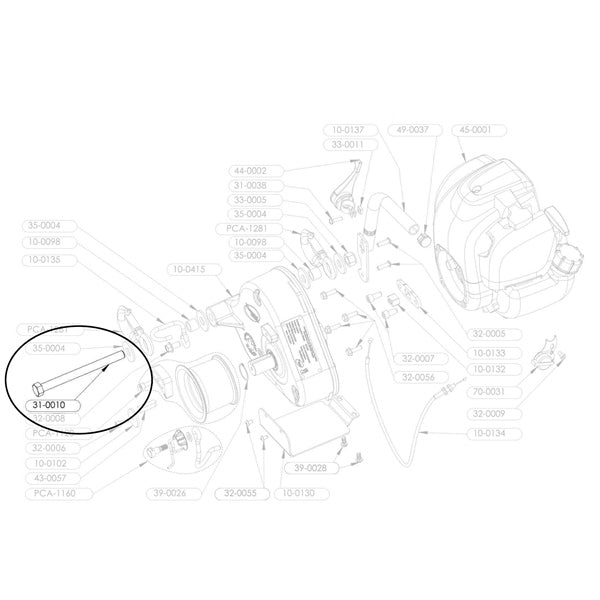 PORTABLE WINCH HCS 1/2-13X6 GR5 ZN 31-0010