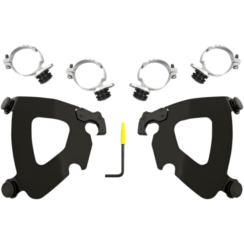 MEMPHIS SHADES HD MNT KIT GAUNTLET FXLR BLK MEB2033