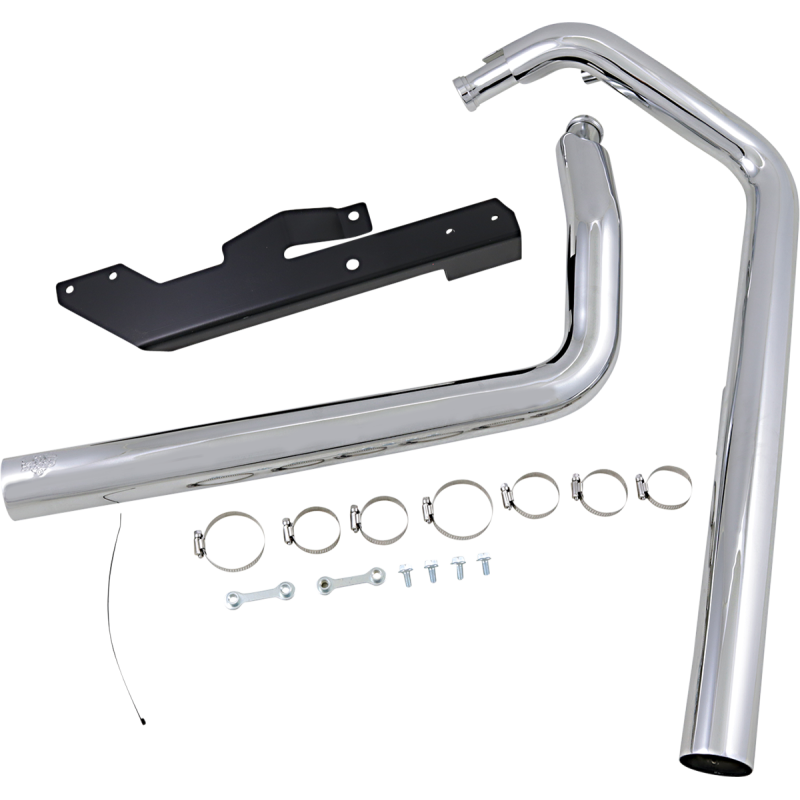 VANCE & HINES 04-13 XL STRAIGHTSHOTS 2:2 FS CHROME 17821