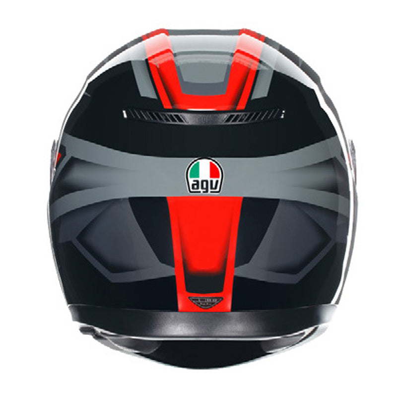 AGV K3 COMPOUND BLACK/RED XL 2118381001009XL