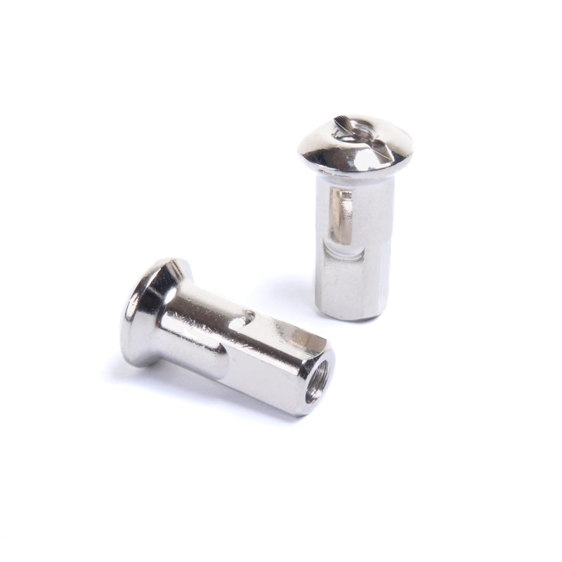 SM PRO WHEELS ALLOY NIPPLE (36)/8G X .300/4 X 7.6MM/SILVER NA_08_300_00