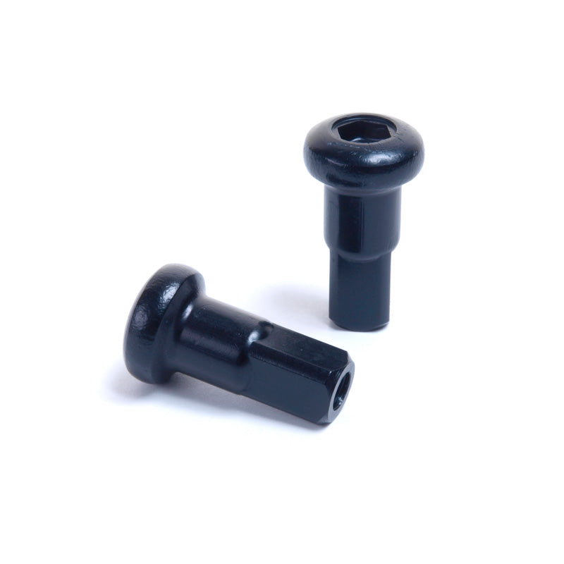 SM PRO WHEELS ALLOY NIPPLE (36)/9G X .300/3.6 X 7.6MM/BLACK NA_09_300_01