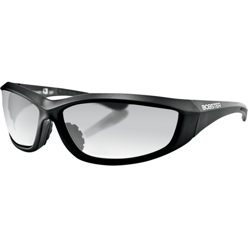 BOBSTER CHARGER SUNGLASS BLACK FRAME CLEAR LENS ECHA001C