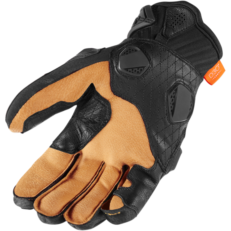 ICON HYPERSPORT SHORT GLOVE BLK MD 3301-3534
