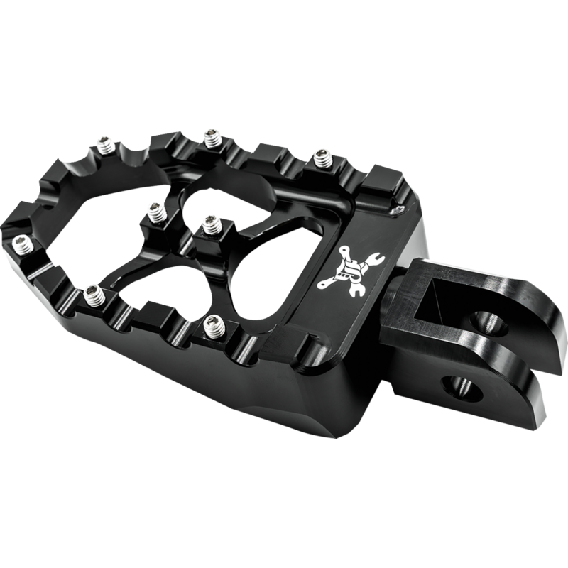 BURLY BRAND MX-EVOLUTION PEGS - BLK (M8 SOFTAIL) B13-1016B