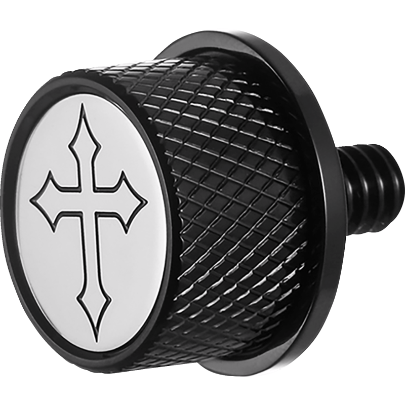 FIGURATI DESIGNS SEAT SCREW BLACK WITH 3M CROSS INSERT FD41-SEAT_SCREW-BLK