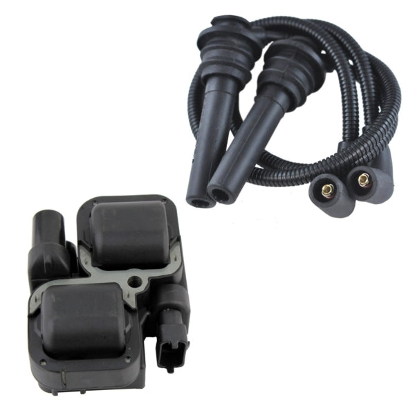 KIMPEX HD IGNITION COIL & SPARK PLUG CAP KIT POL SF-900-006396
