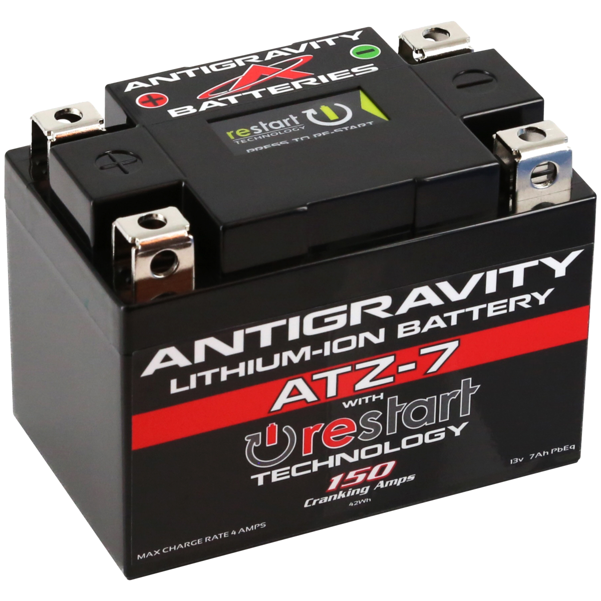 ANTIGRAVITY YTZ7 CASE FORMAT 150 CRANKING AMPS 7AH AG-ATZ7-RS