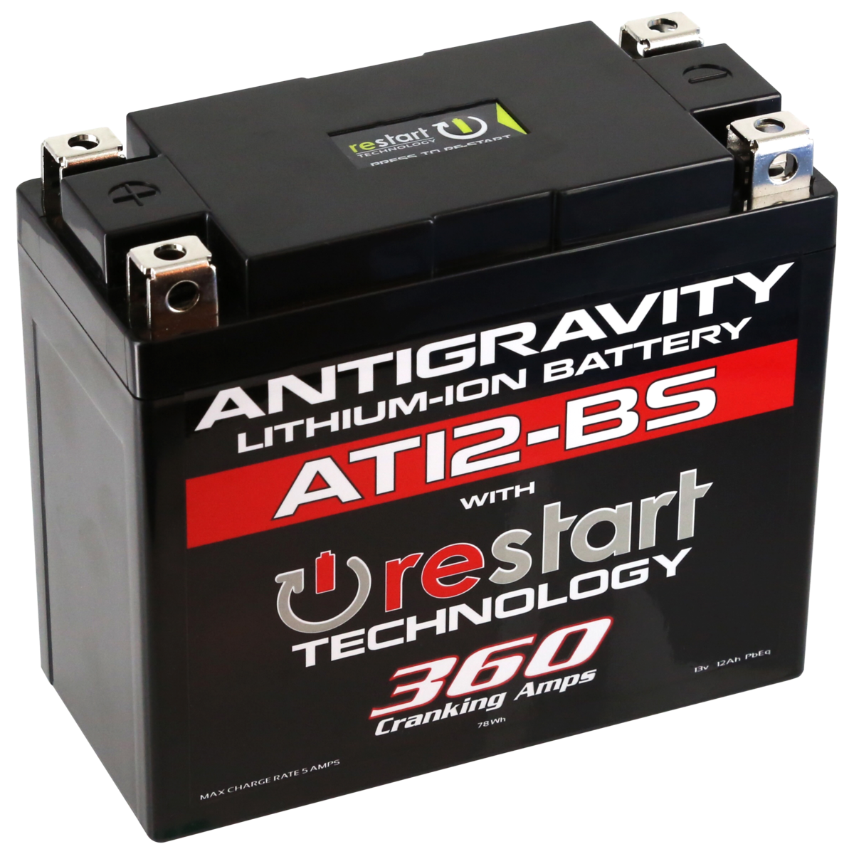 ANTIGRAVITY YT12-BS CASE FORMAT 360 CRANKING AMPS 12 AG-AT12BS-RS