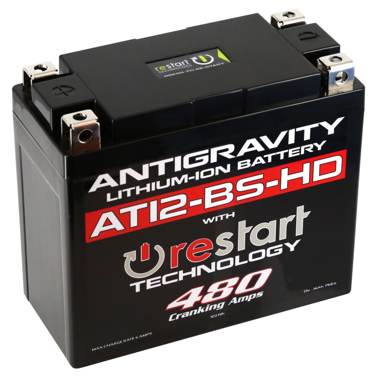 ANTIGRAVITY YT12-BS – HEAVY DUTY 480 CRANKING AMPS AG-AT12BS-HD-RS