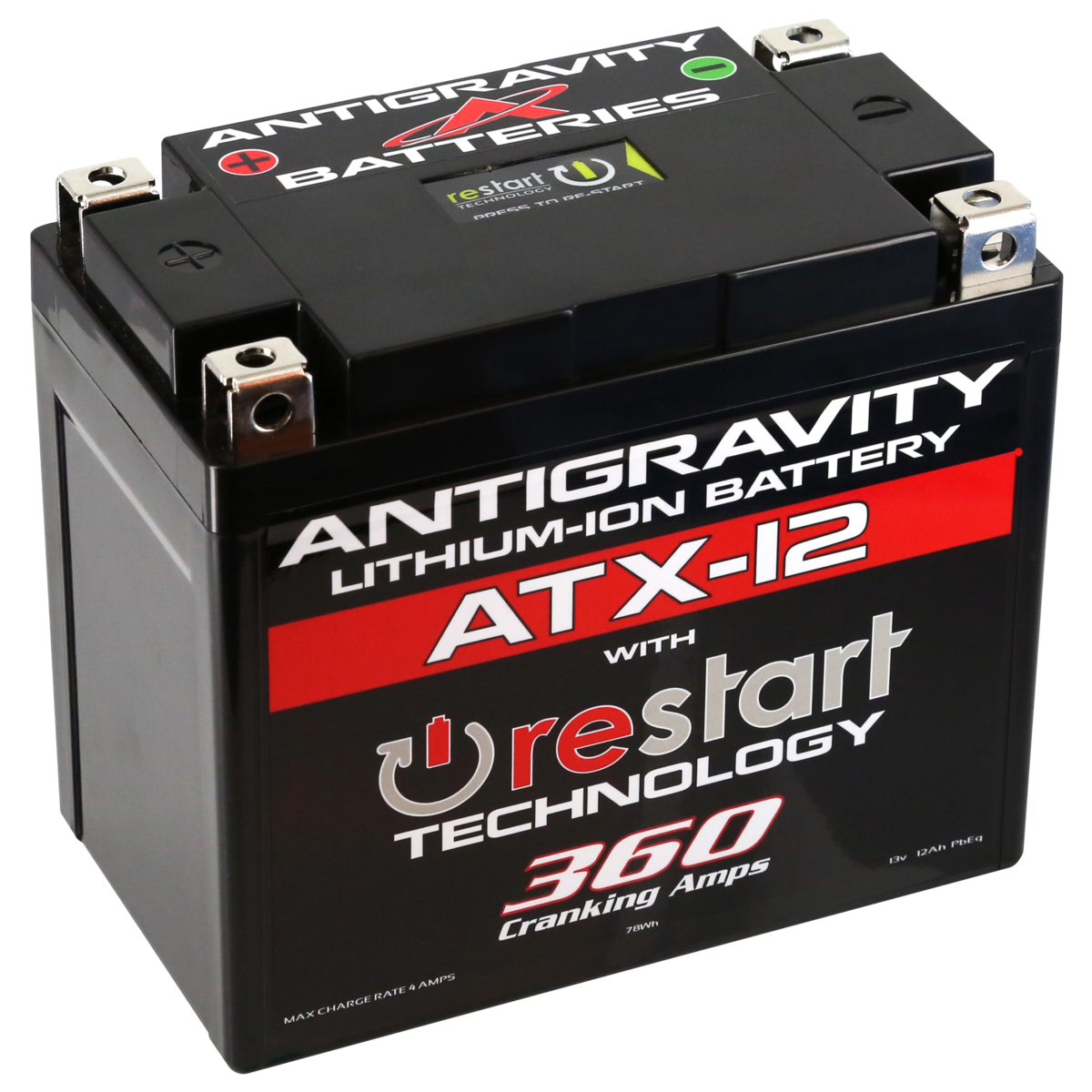 ANTIGRAVITY YTX12 CASE FORMAT 360 CRANKING AMPS 12 AG-ATX12-RS