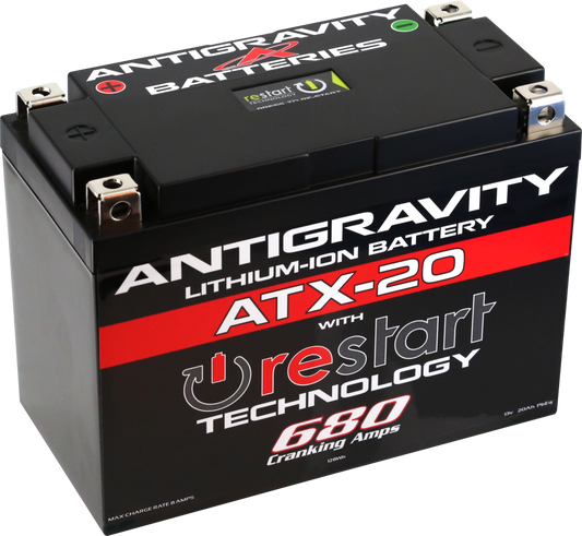 ANTIGRAVITY YTX20 CASE FORMAT 680 CRANKING AMPS 20 AG-ATX20-RS