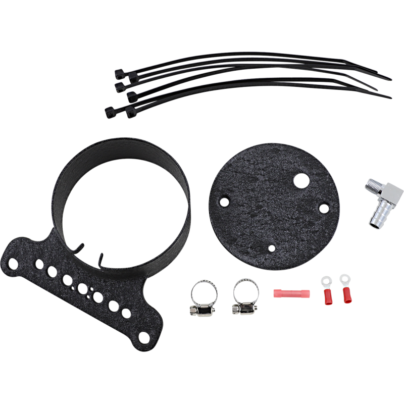 DRAG SPECIALTIES MOUNT GAGE WRNKL B SINGLE T21-6927WB