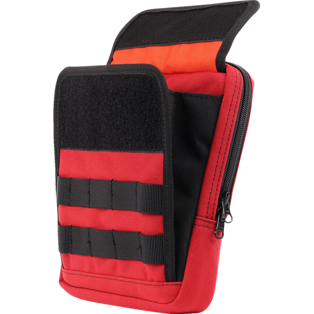 THRASHIN SUPPLY CO. BAG HANDLEBAR TSC SLIM RED THB-0034