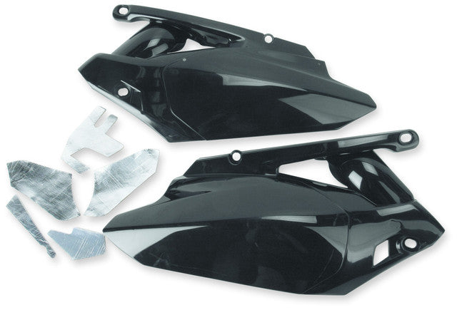 UFO YZF450 SIDE PANELS BLACK YA04819-001