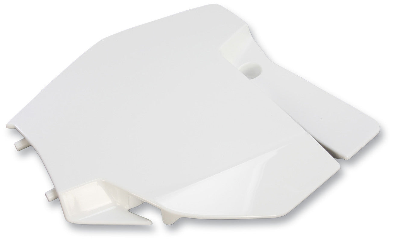 UFO FRONT NUMBER PLATE SX-SXF WHITE(2016) KT04063-047