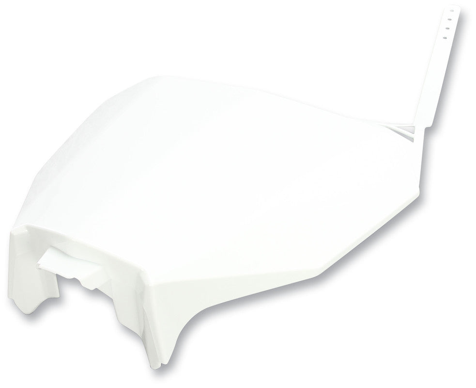 UFO FRONT PLATE CRF450R-RX WHT HO04686-041