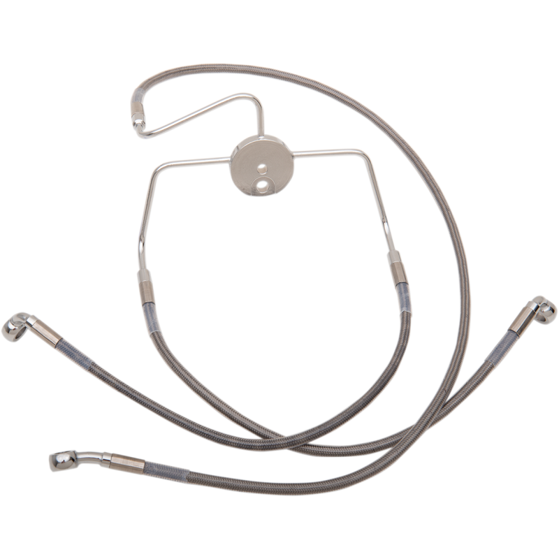 DRAG SPECIALTIES 94-07 FLHR FRT S/S BRAKE LINE KIT +8 644410-8