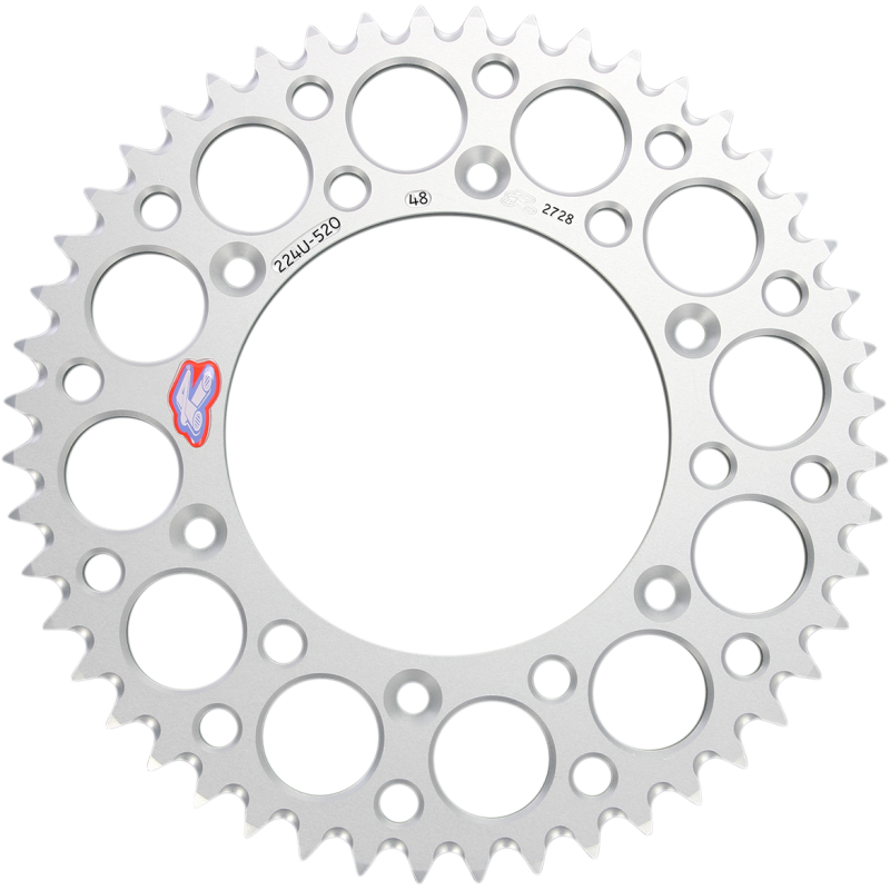 RENTHAL RENTHAL SPROCKET 224U-520-48GP SILVER 224U-520-48GPSI