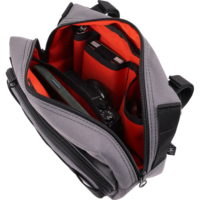 THRASHIN SUPPLY CO. BAG HANDLEBAR TSC PLUS GRAY THB-0018