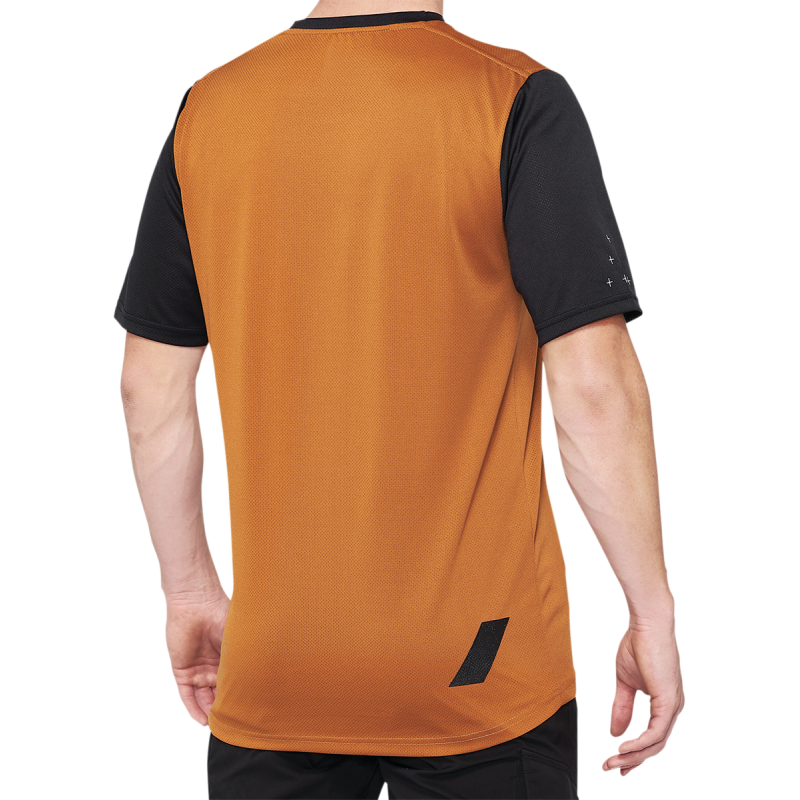 100% RIDECAMP JERSEY TERRACOTTA/BLACK MD 40027-00016