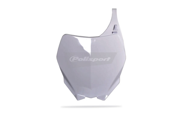 POLISPORT NUMBER PLATE YZ125 / 250 /  WHITE 8658100001