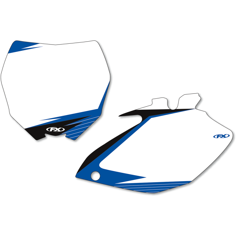 FACTORY EFFEX 10-13 YZ450F PRE-CUT NUMBER PLATE WHITE 13-64234