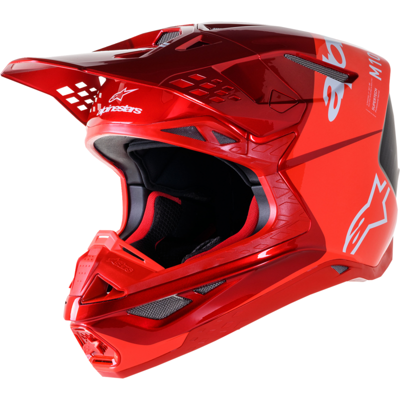 ALPINESTARS HELMET SM10 FLOOD RED S 8300923-3003-S