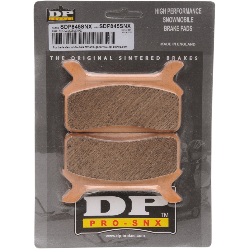 DP BRAKES SDP845SNX SNOW HH COMPOUND BRAKE PAD SET SDP845SNX