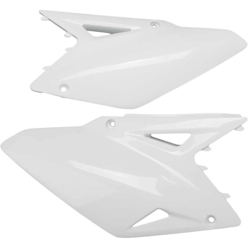 UFO RMZ450 2008 SIDE PANELS WHITE SU04918-041