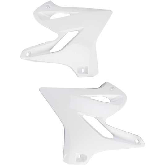 ACERBIS RADIATOR SHROUD- YZ125/250:15-15 WHITE 2402980002