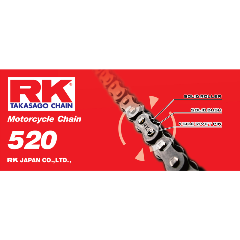 RK 520X100 RK STANDARD CHAIN M520-100