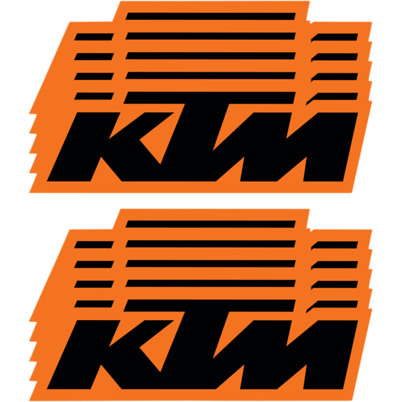 D'COR VISUALS DCOR 6" KTM DECAL 10PK 40-30-107
