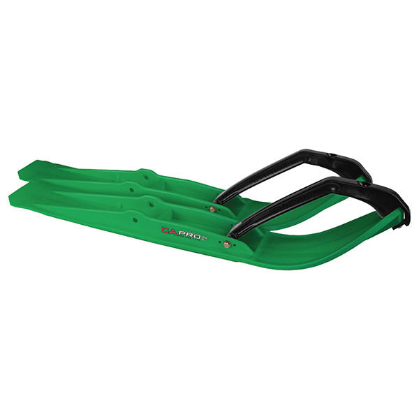 C&A PRO RZ PERFORMANCE TRAIL SNOWMOBILE SKIS GREEN 77380320