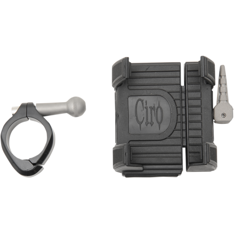 CIRO LLC SMARTPHONE/GPS HOLDER WO CHRGR  H/BAR MNT BLK 50315