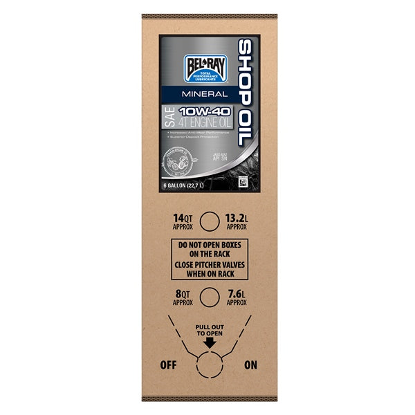 BEL-RAY SHOP OIL 10W-40 6G 301290150033