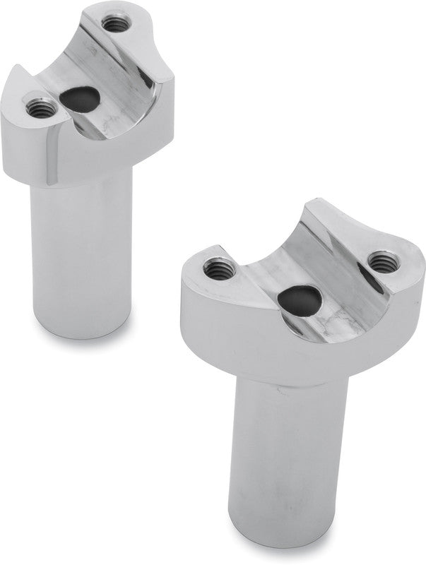 DRAG SPECIALTIES STRAIGHT RISERS 3-1/2" CHROME 0602-0399