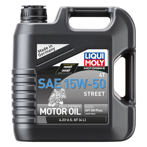LIQUI MOLY OIL 4T SAE 15W50 STR SYNT 4L LIQUIMOLY 20060