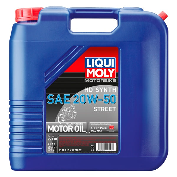 LIQUI MOLY OIL HD SYNTH 20W-50 MOTO STR 20L LIQUI 22118