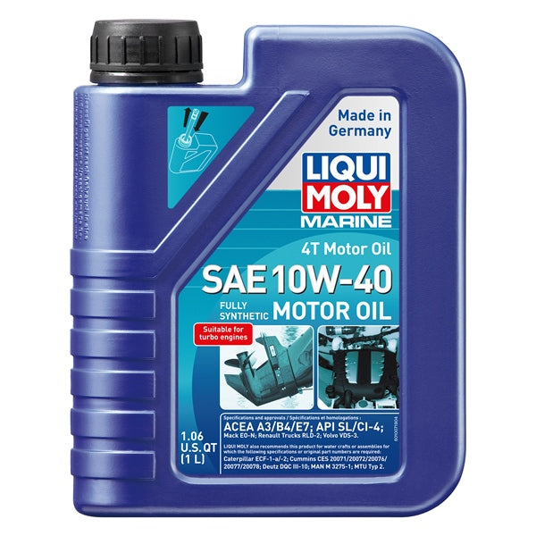 LIQUI MOLY OIL 4T SAE 10W40 MARINE 1L LIQUIMOLY 20506