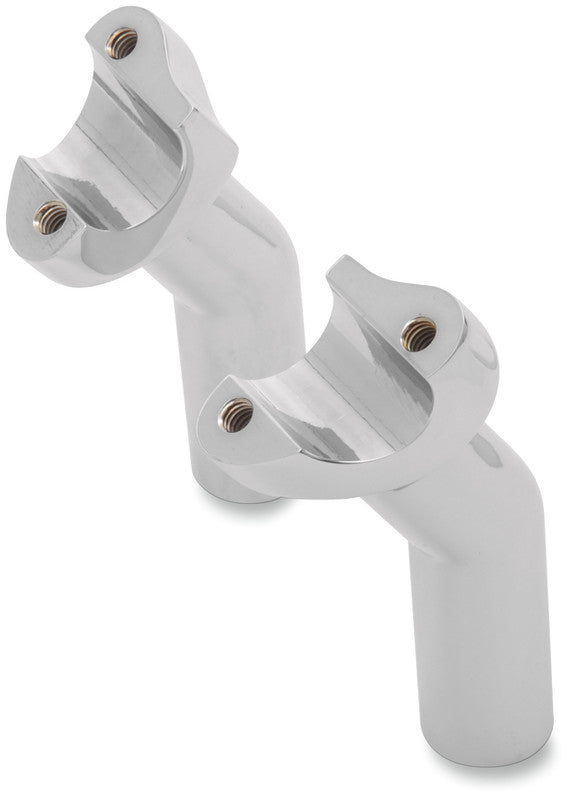 DRAG SPECIALTIES 4.5" PULLBACK RISERS CHROME (PR) 0602-0409